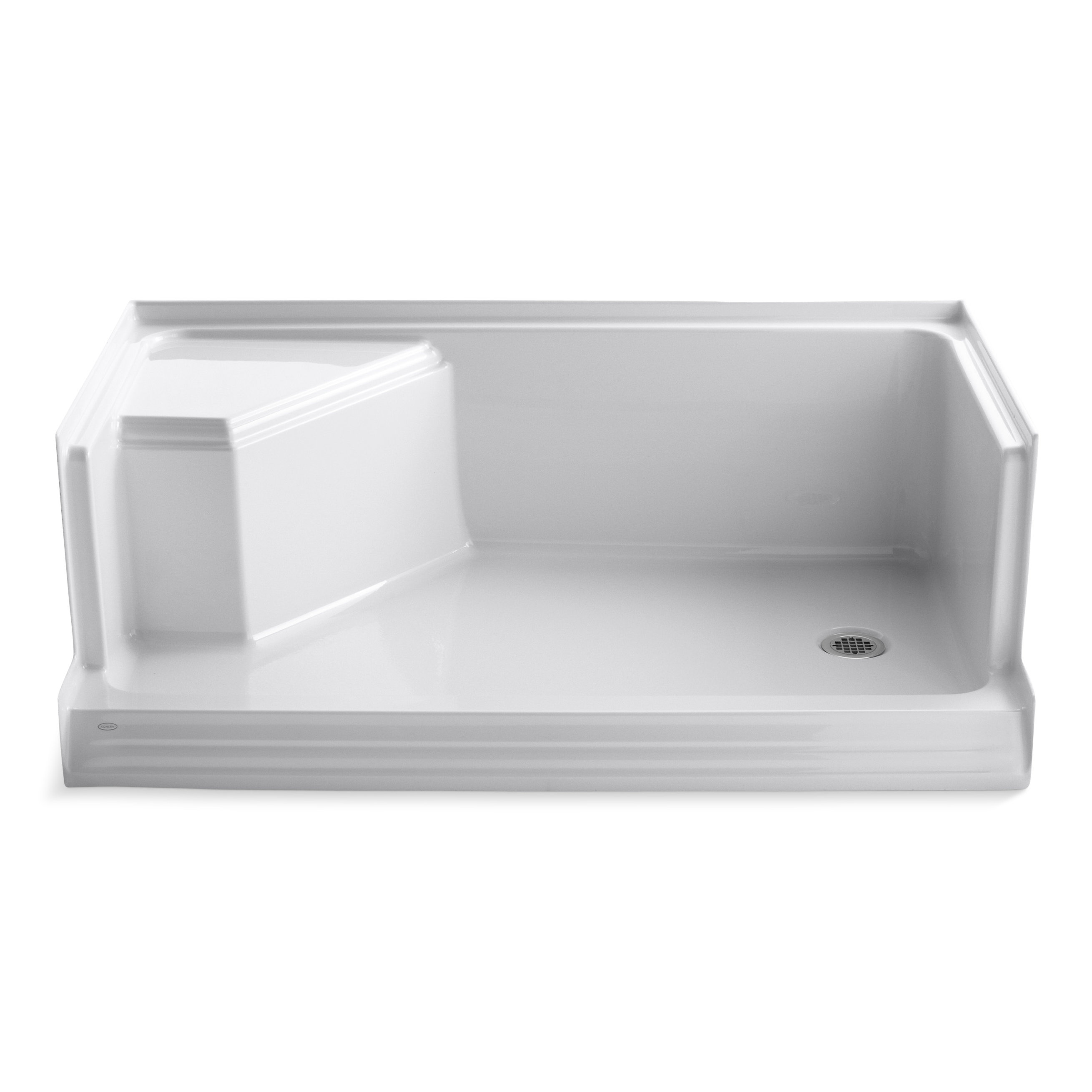 K94960,33,47 Kohler Memoirs 60" x 36" Single Threshold RightHand